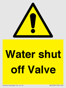 Water shut off Valve